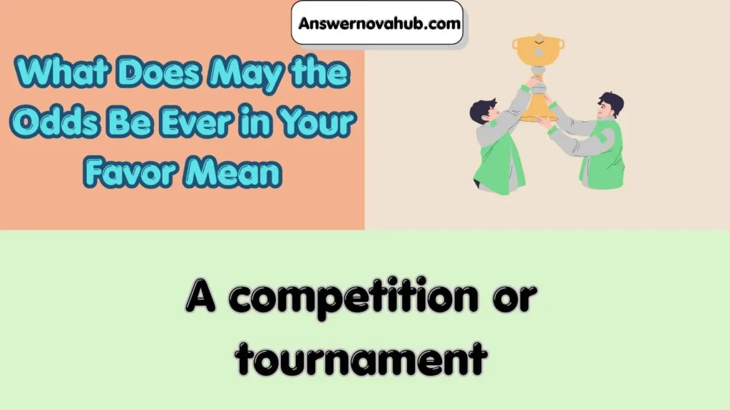 What Does May the Odds Be Ever in Your Favor Mean