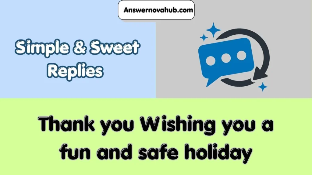 Simple & Sweet Replies 