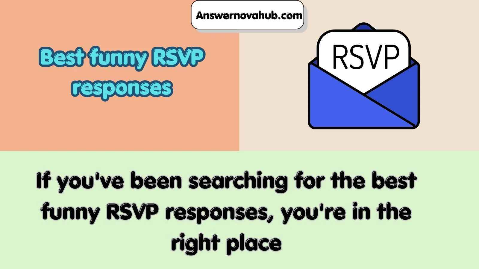 Best funny RSVP responses