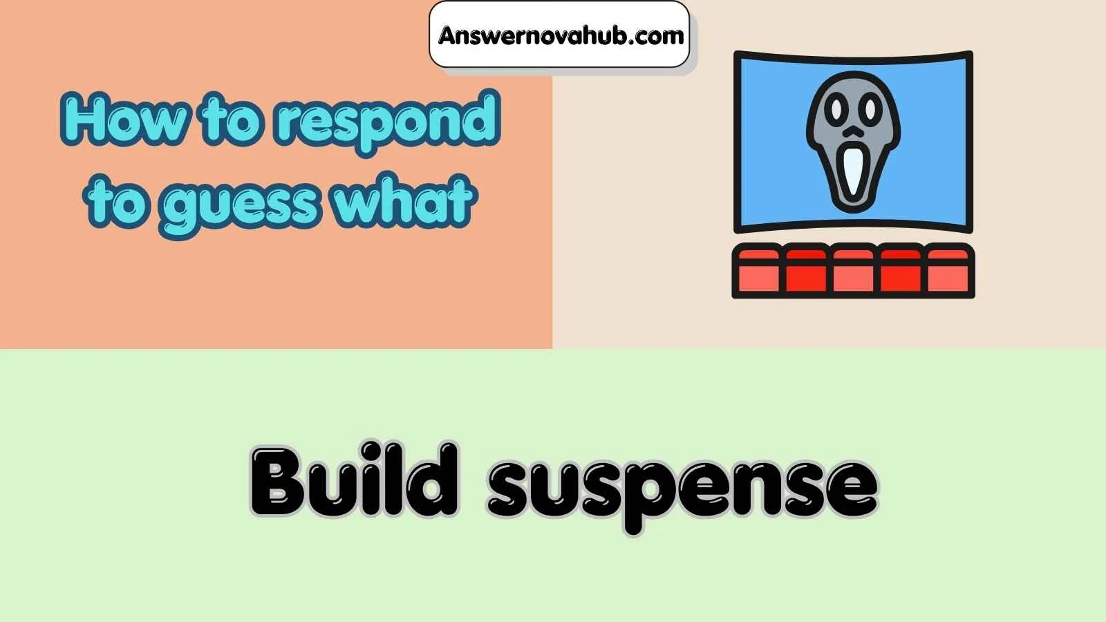 How to respond to guess what